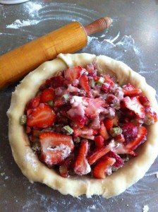 Strawberry-Rhubarb Pie