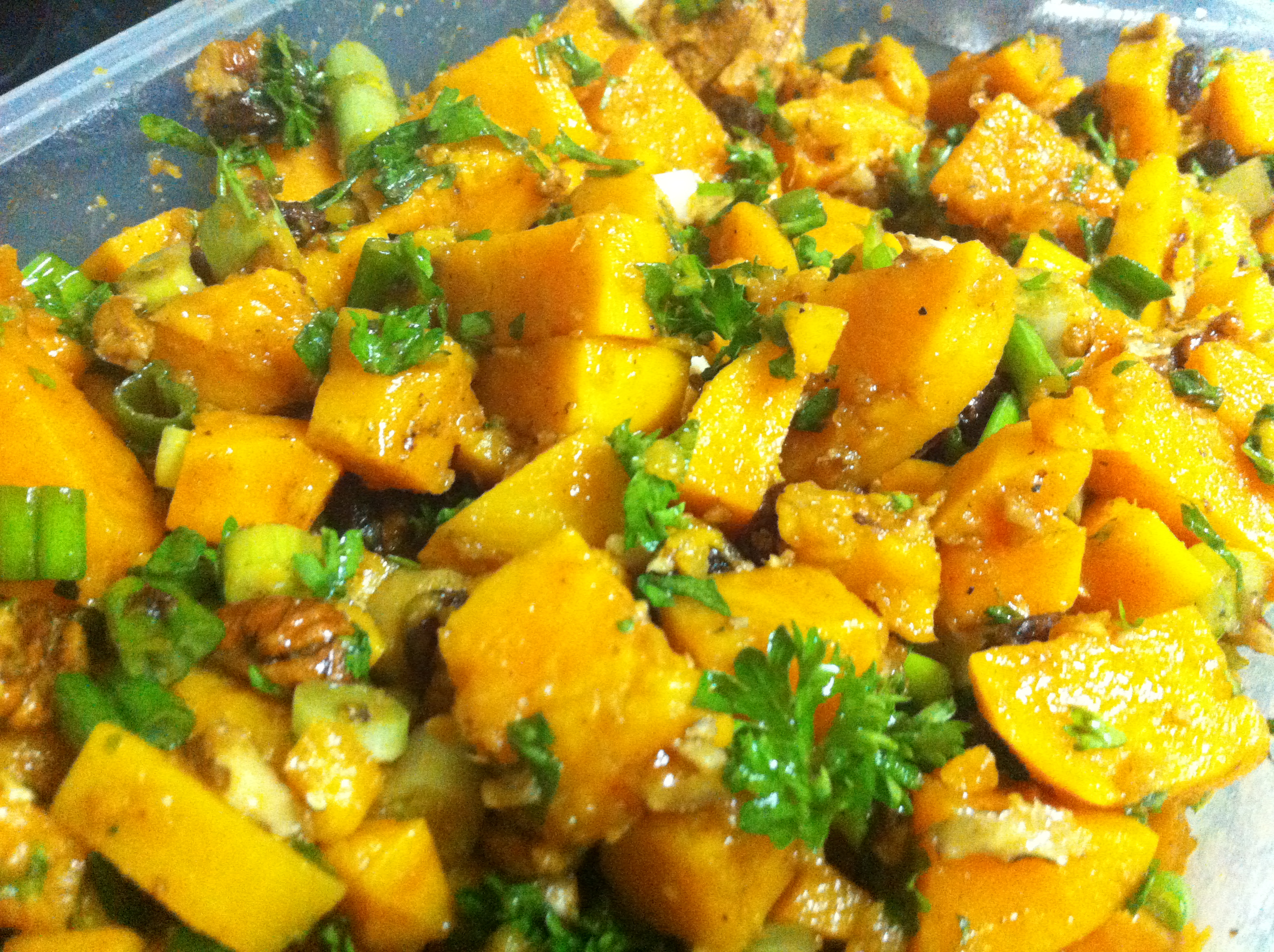 Sweet Potato Salad with Orange-Maple Dressing