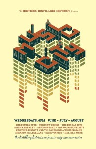 Music City Summer Series - graphic design by Brendon Mroz