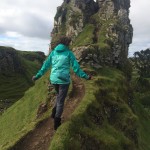 Climbing in the Fairy Glen on Skye!