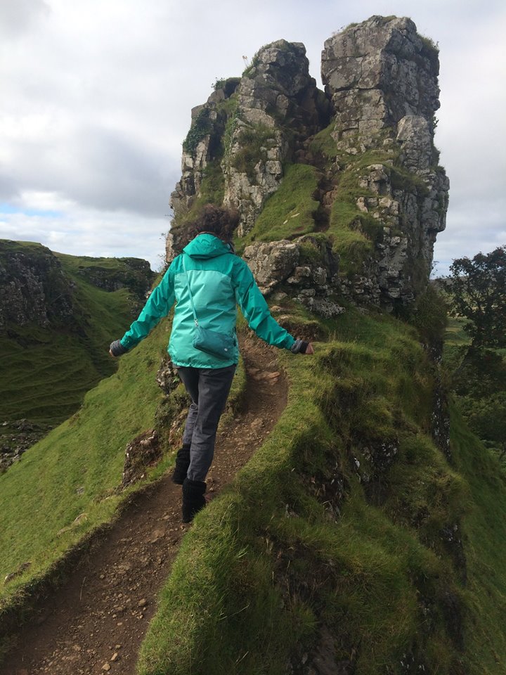 Climbing in the Fairy Glen on Skye!