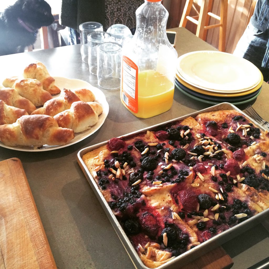 Christmas Morning Berry Strata