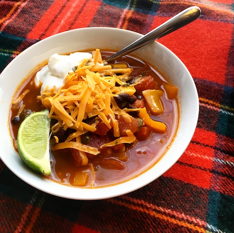 Black Bean Chipotle Soup