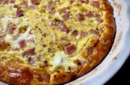 Ham and Gruyère Quiche (Crustless)